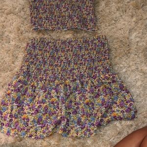 Two piece Skirt and Shirt